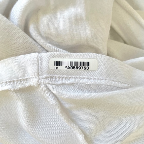 Young, Fabulous & Broke for Revolve Winthrop Twist Back Sheer Shirt in White XS - Picture 9 of 9